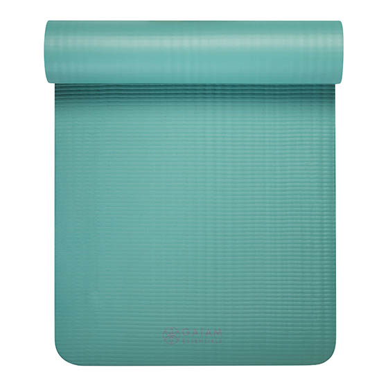 GAM-05-63325 - Gaiam Essentials 10mm Yoga Mat Teal    (1)