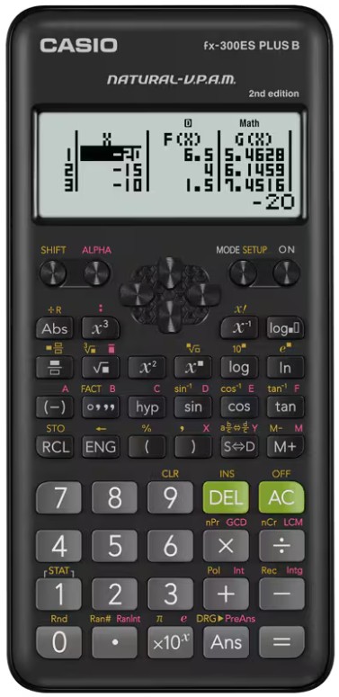 CS-FX300ES PLUS 2 B - Casio FX-300ES PLUS B 2nd Edition Scientific Calc, AAA Battery (5/40)